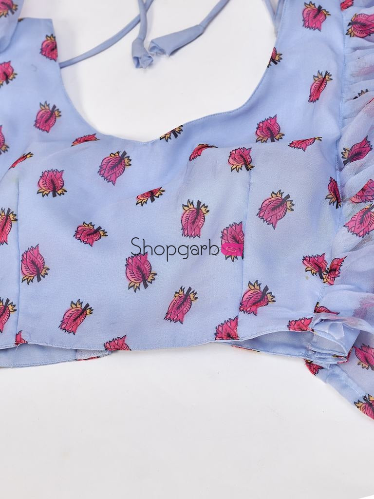 Amazing Multi Colour Printed Lehenga And Blouse With Dupatta