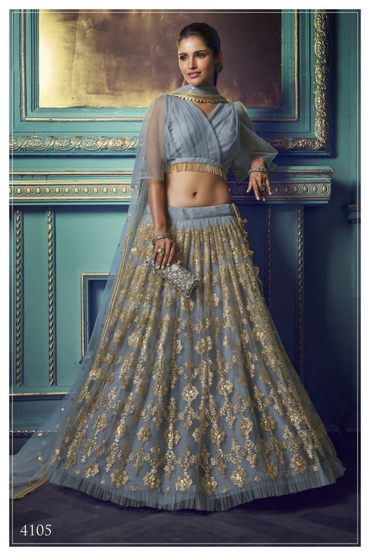 Impressive Gray Color Soft Net Sequence Work