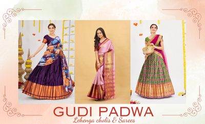 Let your outfit reflect the spirit of the festival with our Gudi Padwa