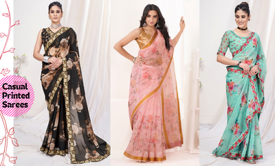 DIGITAL PRINTED SAREES ARE MUST HAVE TO CLOSET LOVING WARDROBE