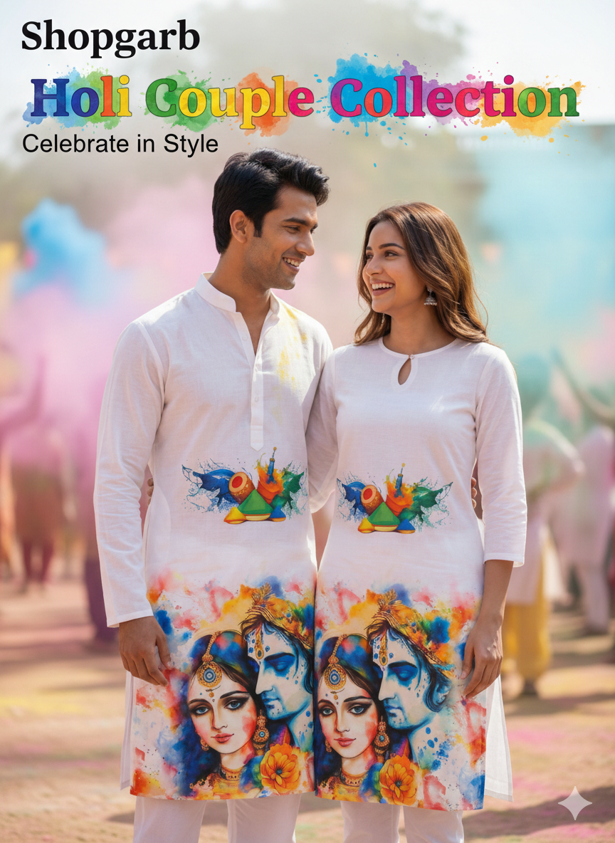 Holi Couple Wear 2026 Shopgarb