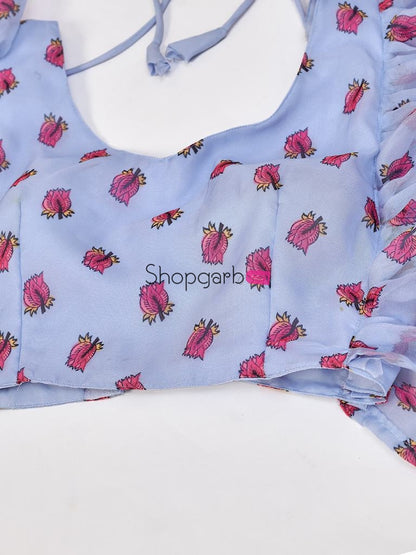 Amazing Multi Colour Printed Lehenga And Blouse With Dupatta