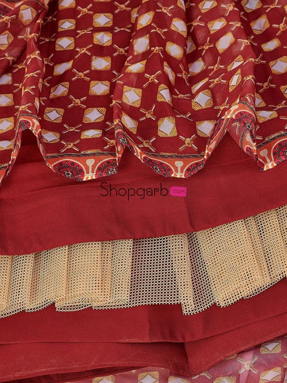 Exclusive Multi Colour Printed Lehenga And Stylish Blouse With Dupatta