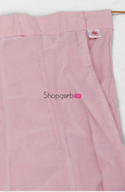 Gorgeous Designer Look Pink Organza Mirror Work Wedding Wear Lehenga