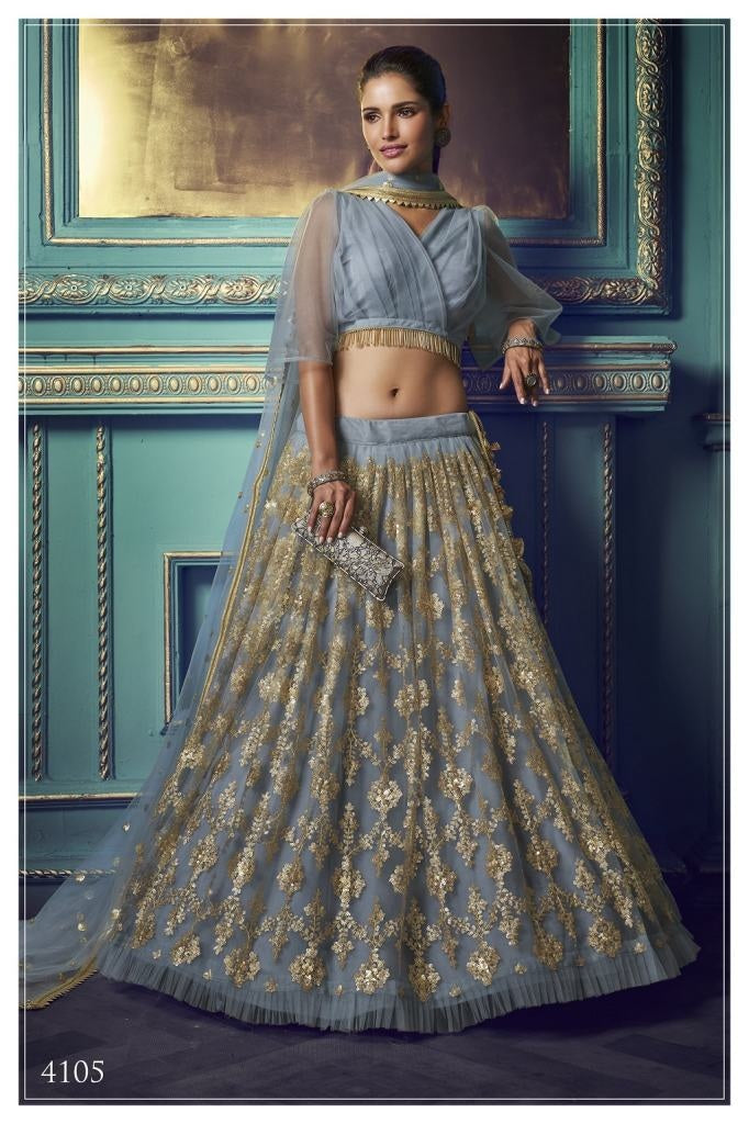 Impressive Gray Color Soft Net Sequence Work