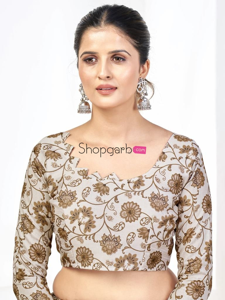 Off White Sequins Embroidered Silk Festival Special Lehenga Choli