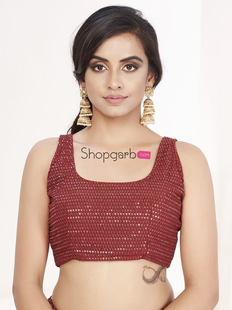 Red Full Flared Party Wear Georgette Lehenga Choli