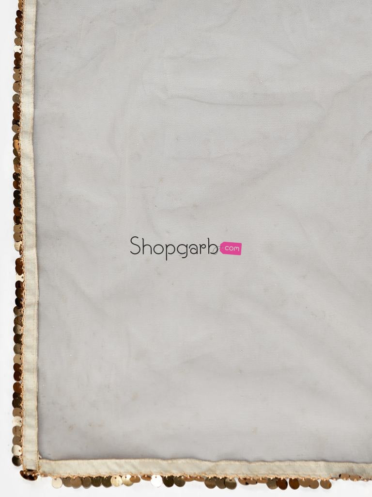 Victory India Girls Cream Digital Printed Semi-Stitched Lehenga And Unstitched Blouse With Dupatta